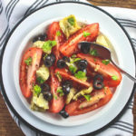 Tomato  Artichoke and Olive Salad