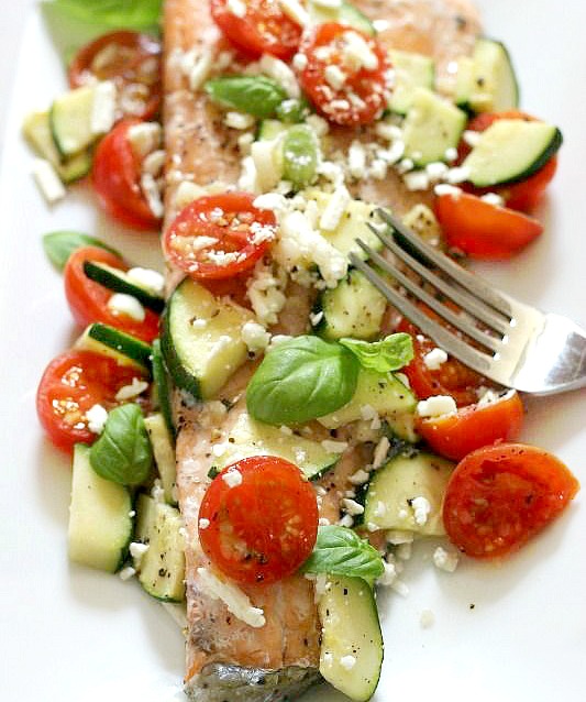 Mediterranean Salmon - simply fresh dinners