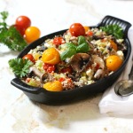 Cauliflower Rice with Roasted Tomatoes