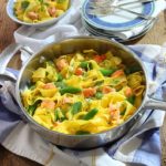 Pappardelle with Salmon and Sugar Snap Peas