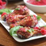 Chicken with Raspberry Chipotle Sauce