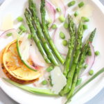 Roasted Asparagus & Lemon with Garlic Scapes