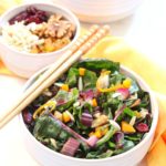 Sauteed Swiss Chard with Fruit and Nuts