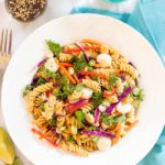 Pasta Winter Slaw with Spicy Korean Dressing